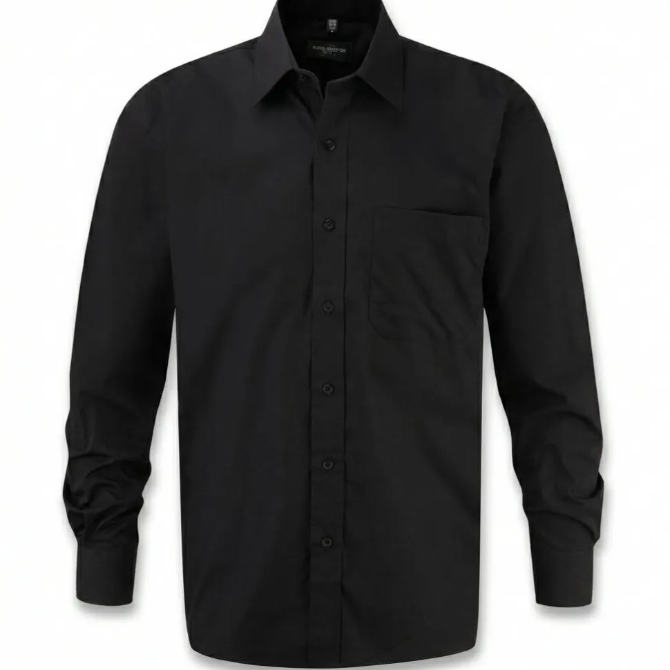 Russell Collection J936M - Chemise Élégante en Coton Facile d'Entretien
