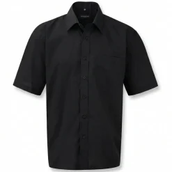 Russell Collection J935M - Chemise Popeline Polycoton Élégante et Facile d'Entretien