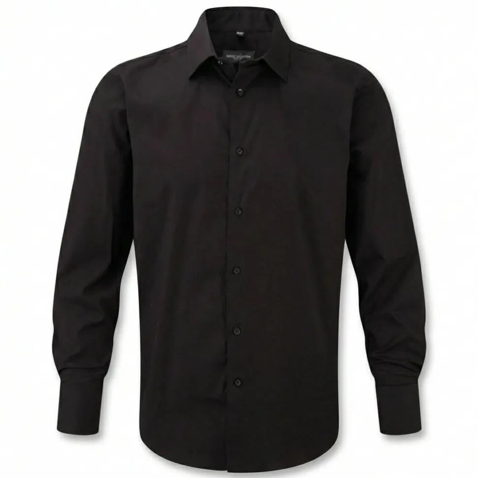 Russell Collection J946M - Chemise ajustée manches longues facile d’entretien