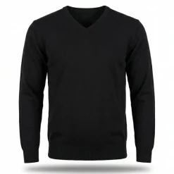 Russell Collection J710M - Pull Col V en Maille Douce et Résistante