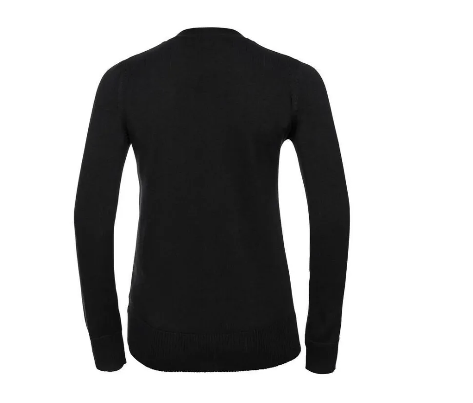 Russell Collection JZ715 - Cardigan Femme Col V Coton
