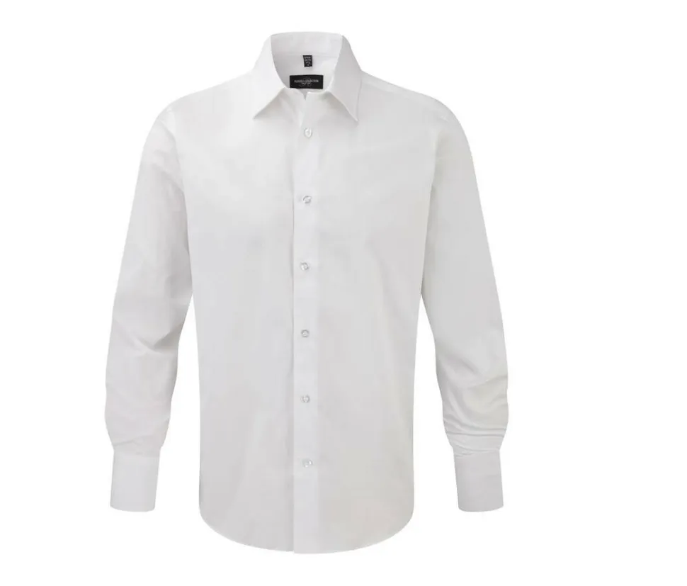 Russell Collection JZ946 - Chemise Stretch Homme Coton