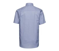 Russell Collection JZ933 - Chemise Manche Courte Homme Oxford Coton