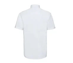 Russell Collection JZ933 - Chemise Manche Courte Homme Oxford Coton