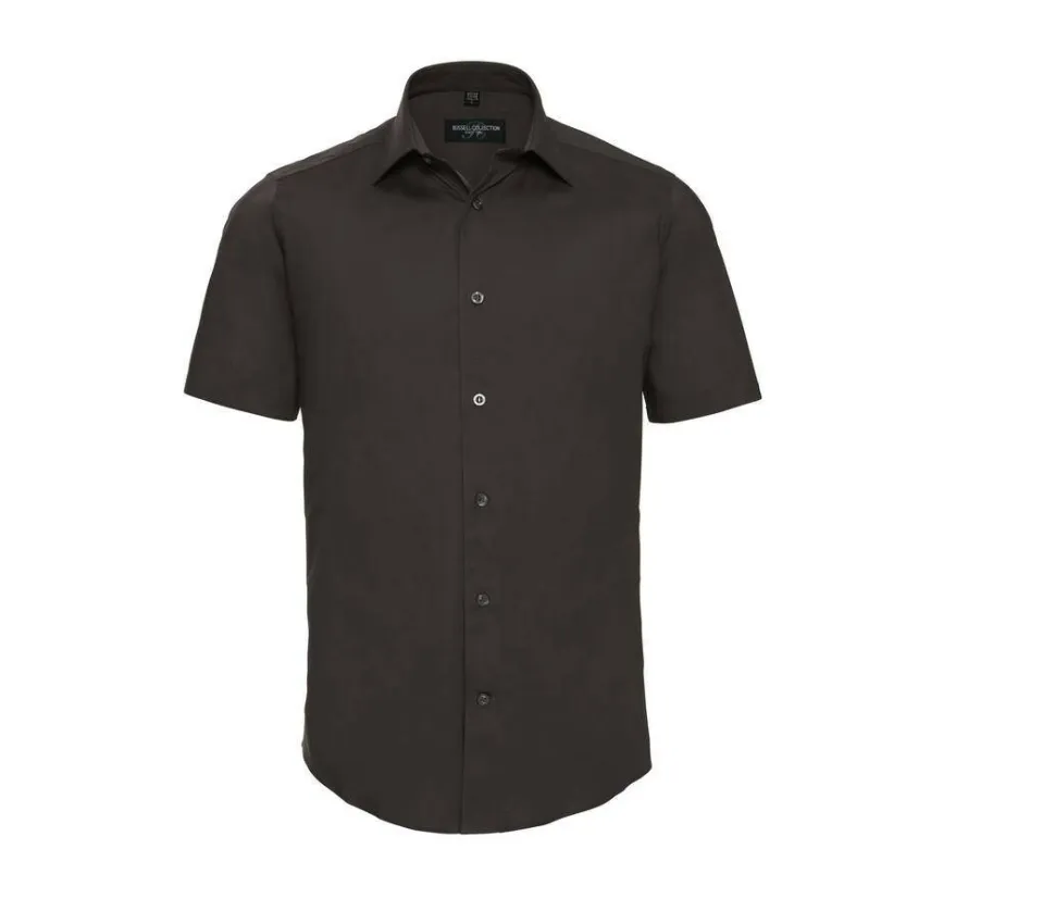 Russell Collection JZ947 - Chemisette Stretch Homme Coton