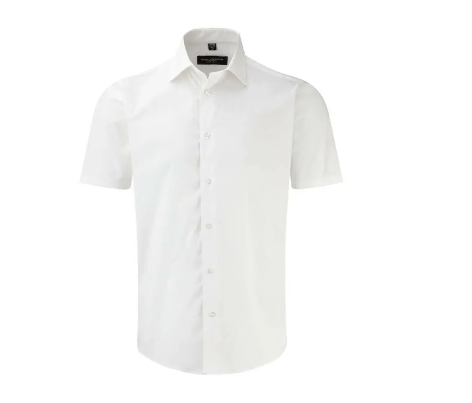 Russell Collection JZ947 - Chemisette Stretch Homme Coton