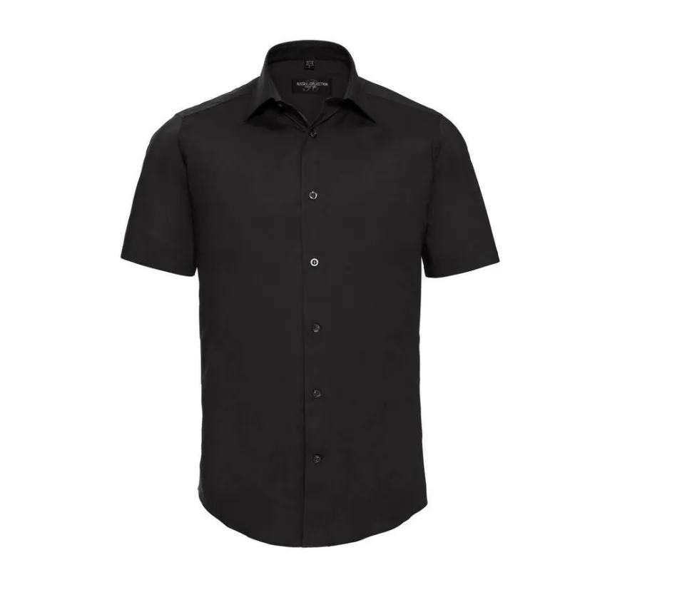 Russell Collection JZ947 - Chemisette Stretch Homme Coton