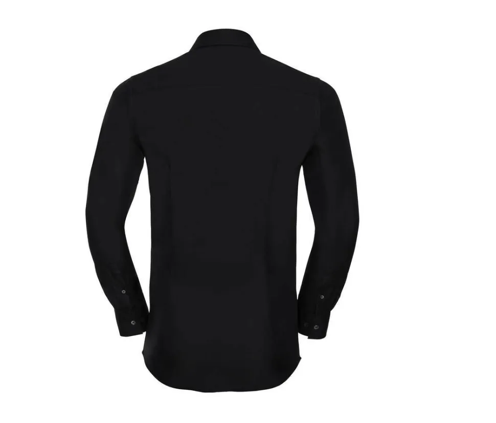 Russell Collection JZ960 - Chemise Homme Ajustée en Lycra® et Coton Confort