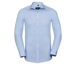 Russell Collection JZ960 - Chemise Homme Ajustée en Lycra® et Coton Confort