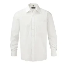 Russell Collection JZ936 - Chemise Popeline Homme 100% Coton