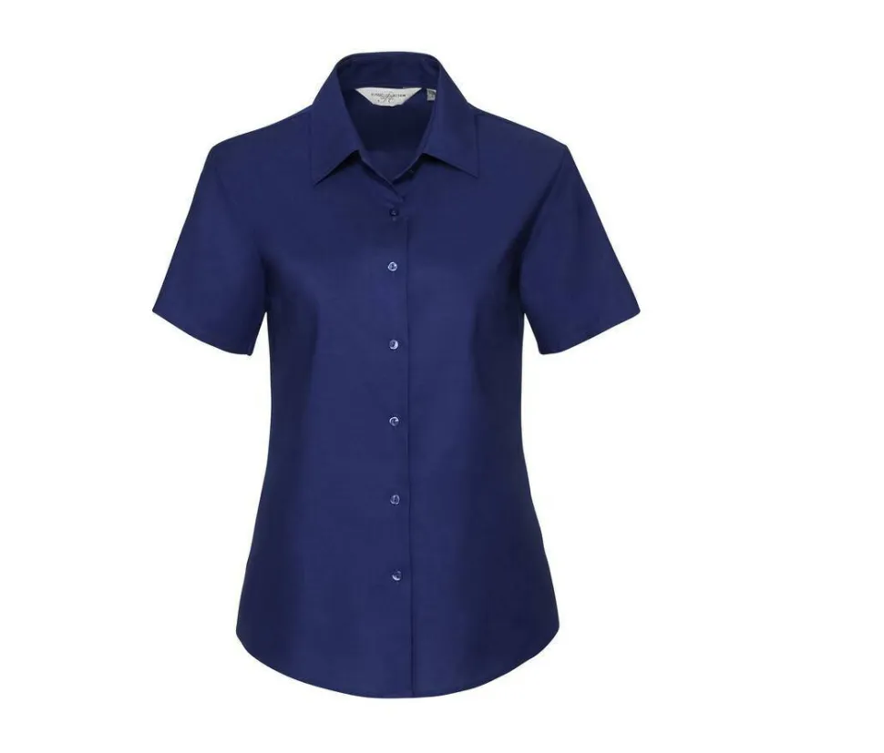 Russell Collection JZ33F - Chemisette Femme Oxford Coton