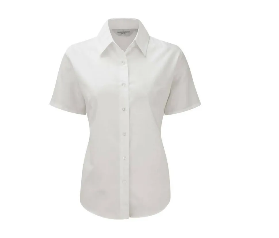 Russell Collection JZ33F - Chemisette Femme Oxford Coton