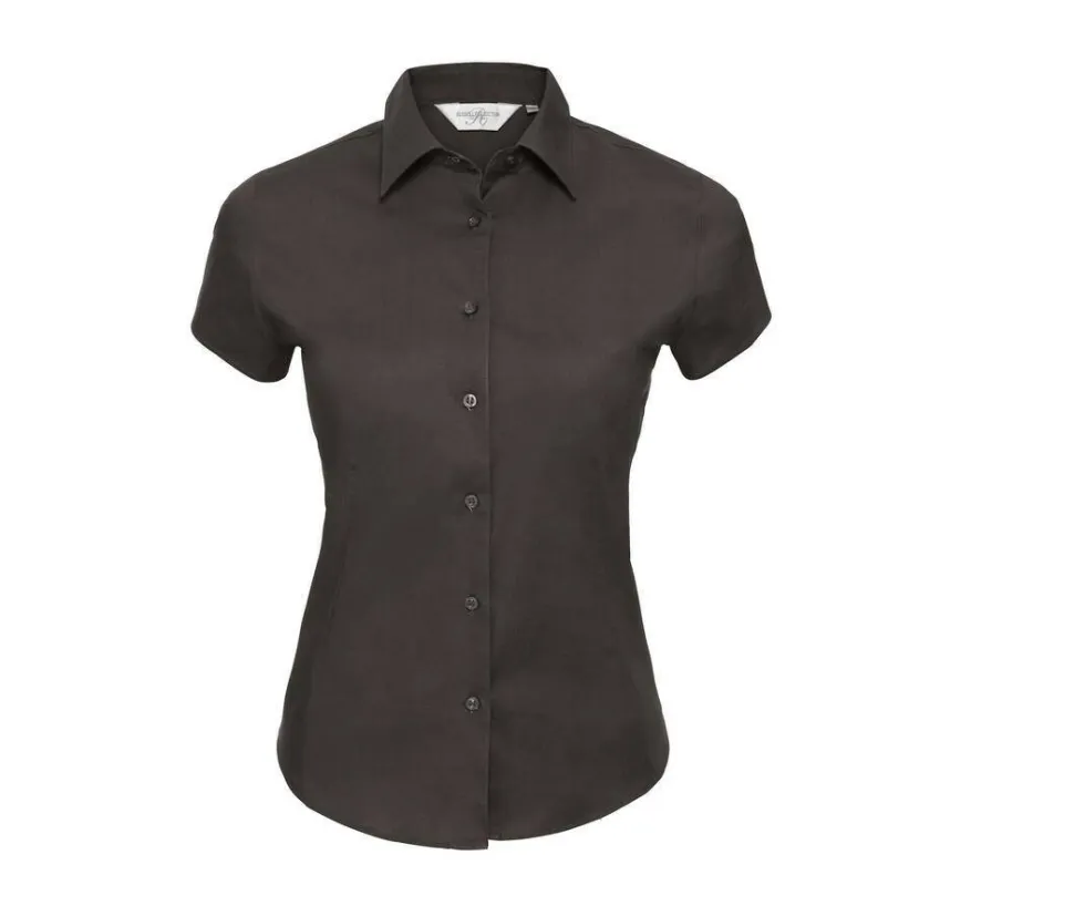 Russell Collection JZ47F - Chemise Manches Courtes Femme