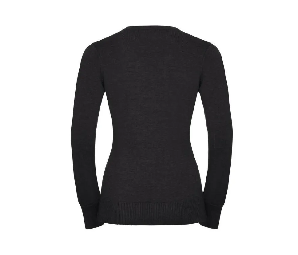 Russell Collection JZ10F - Sweat-Shirt Femme Col V
