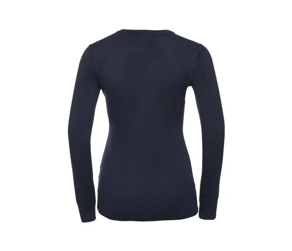 Russell Collection JZ10F - Sweat-Shirt Femme Col V