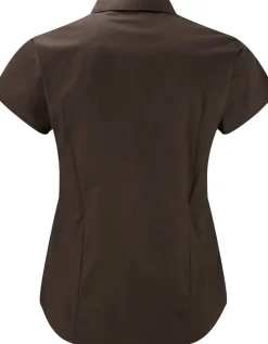 Russell Collection RU947F - Chemise Femme Ajustée, Manches Courtes