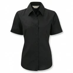 Russell Collection RU933F - Chemise Oxford Femme Manches Courtes