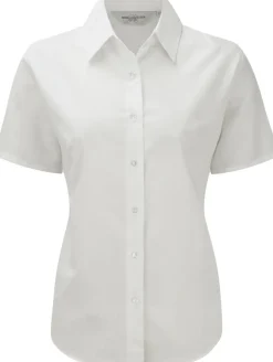 Russell Collection RU933F - Chemise Oxford Femme Manches Courtes