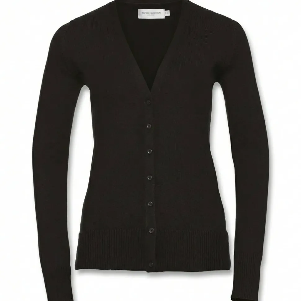 Russell Collection RU715F - Cardigan Moderne en Coton Mélangé