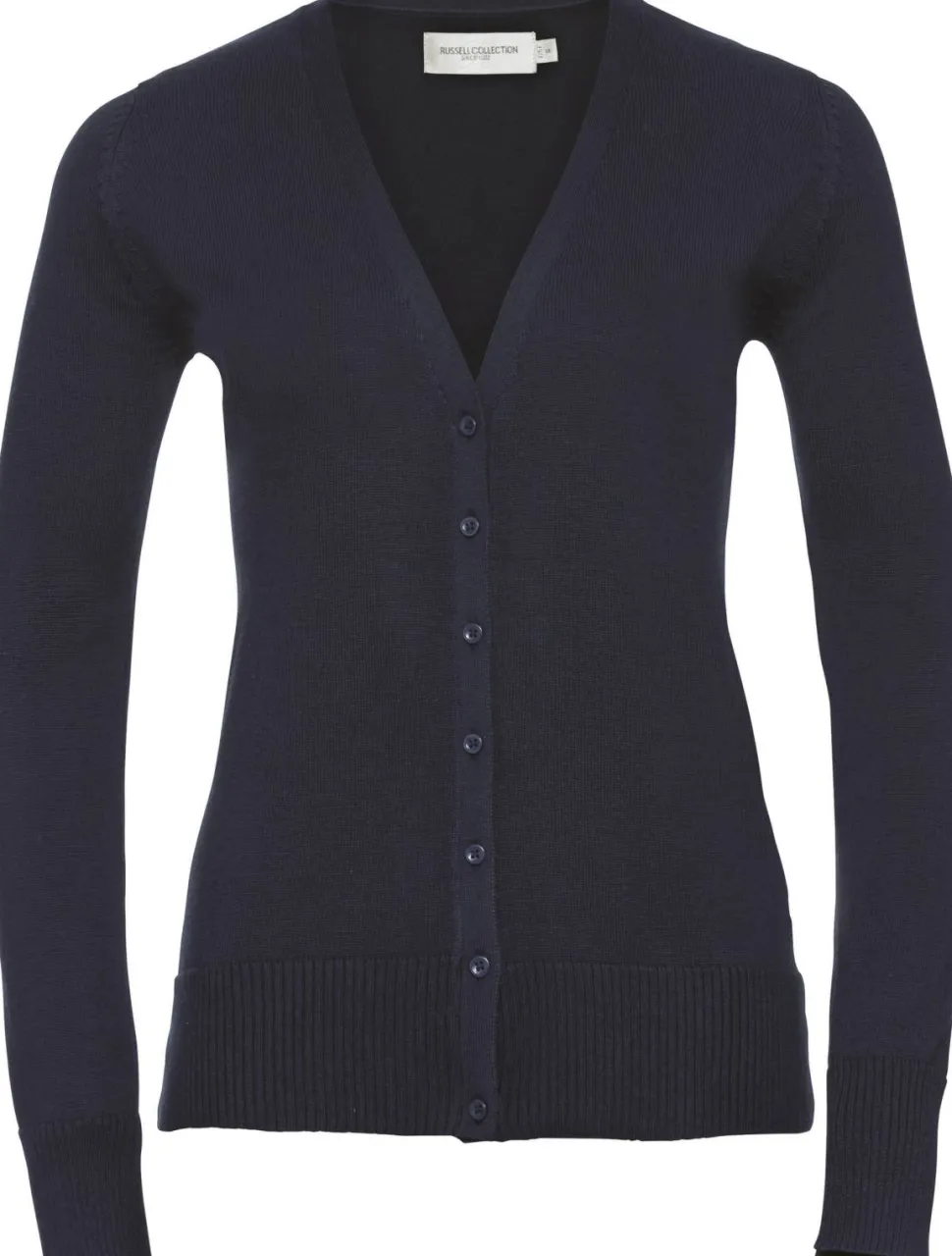 Russell Collection RU715F - Cardigan Moderne en Coton Mélangé