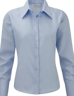 Russell Collection RU956F - Chemise Manches Longues Sans Repassage Pour Femme