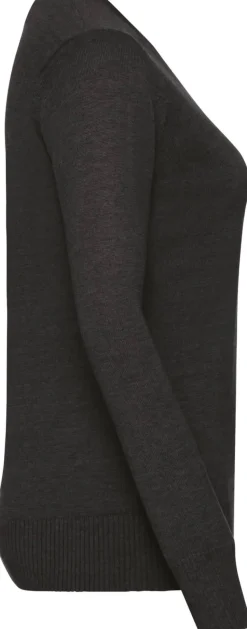 Russell Collection RU710F - Pull Moderne à Col V en Coton Mélangé
