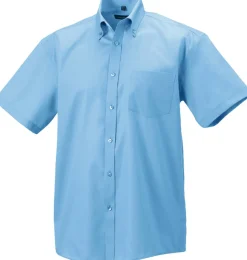 Russell Collection RU957M - Chemise Manches Courtes Sans Repassage Pour Homme