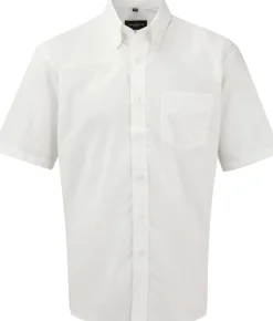 Russell Collection RU933M - Chemise Oxford Homme Manches Courtes