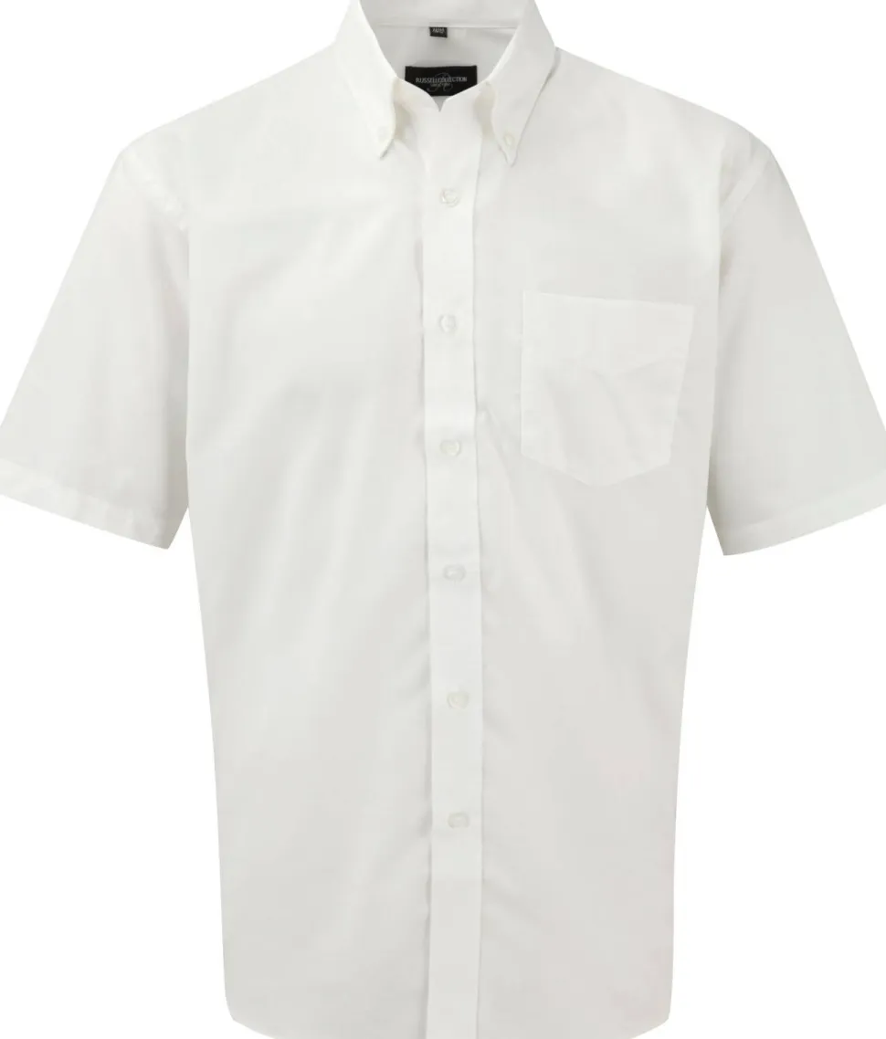 Russell Collection RU933M - Chemise Oxford Homme Manches Courtes