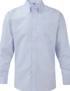 Russell Collection RU932M - Chemise Oxford Homme Manches Longues