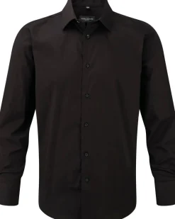 Russell Collection RU946M - Fitted Shirt - Chemise Ajustée Manches Longues
