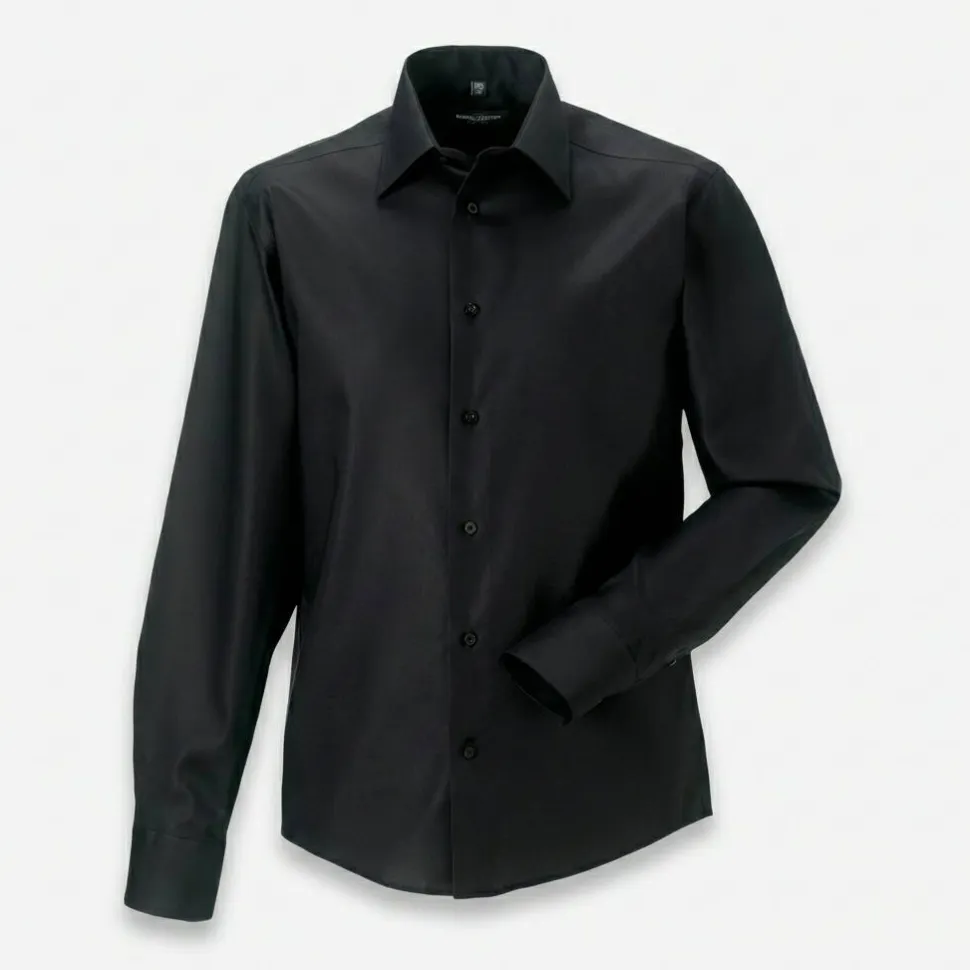 Russell Collection RU958M - Modern Non Iron Shirt - Chemise Manches Longues Coupe Moderne Sans Repassage Pour Homme