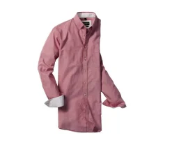 RUSSELL COLLECTION RU920M - MEN'S LONG SLEEVE TAILORED WASHED OXFORD SHIRT