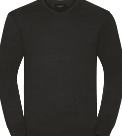 Russell Collection RU710M - Pull Moderne à Col V en Coton Mélangé