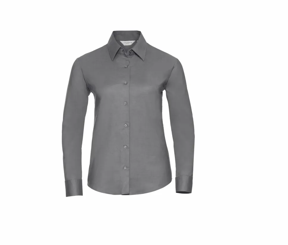 Russell Europe R-932F-0 - Blouse Élégante en Oxford à Manches Longues