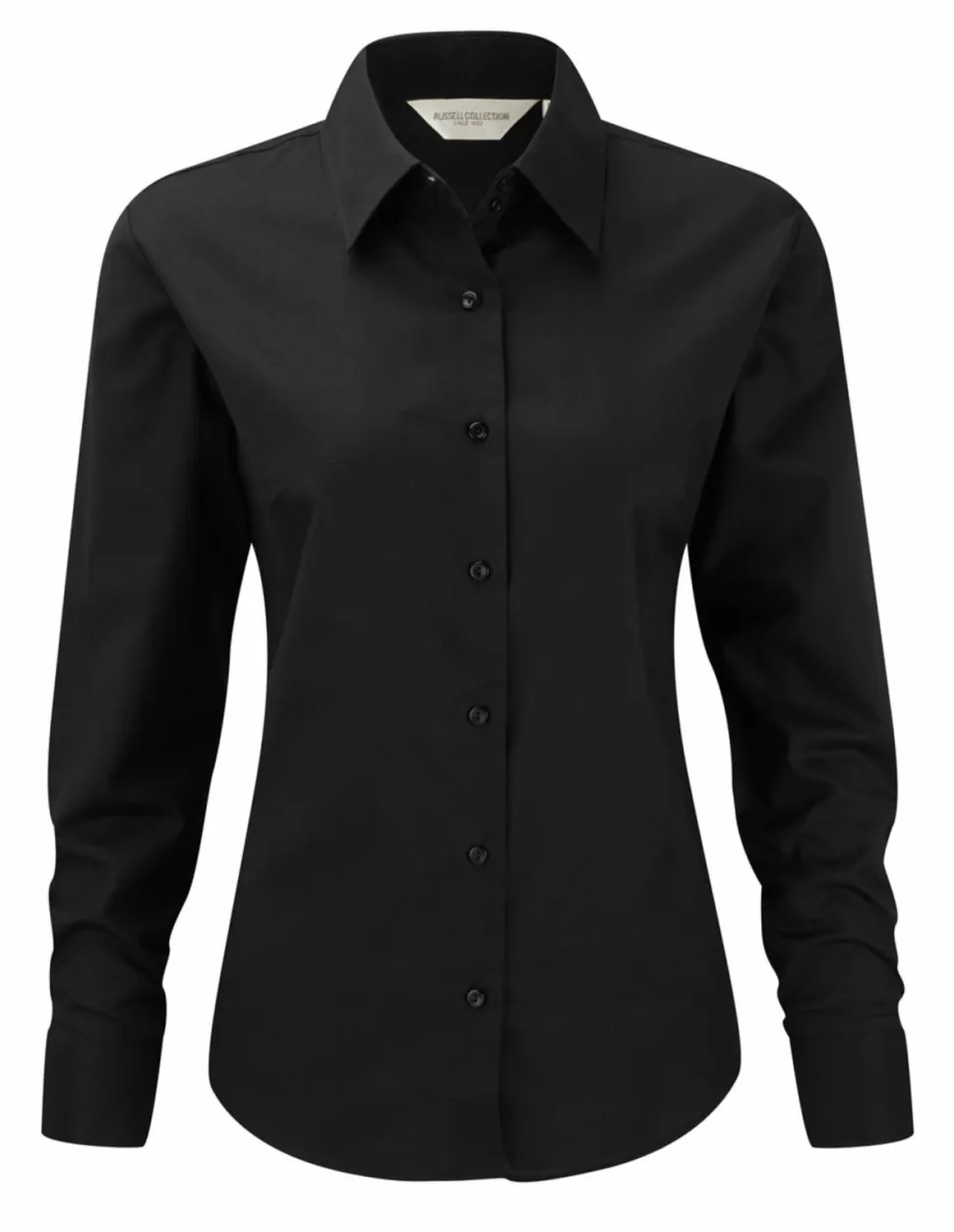 Russell Europe R-932F-0 - Blouse Élégante en Oxford à Manches Longues