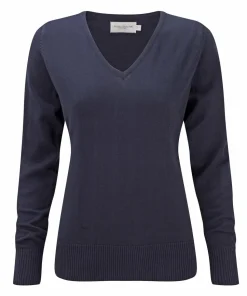 Russell Europe R-710F-0 - Ladies’ V-Neck Knitted Pullover