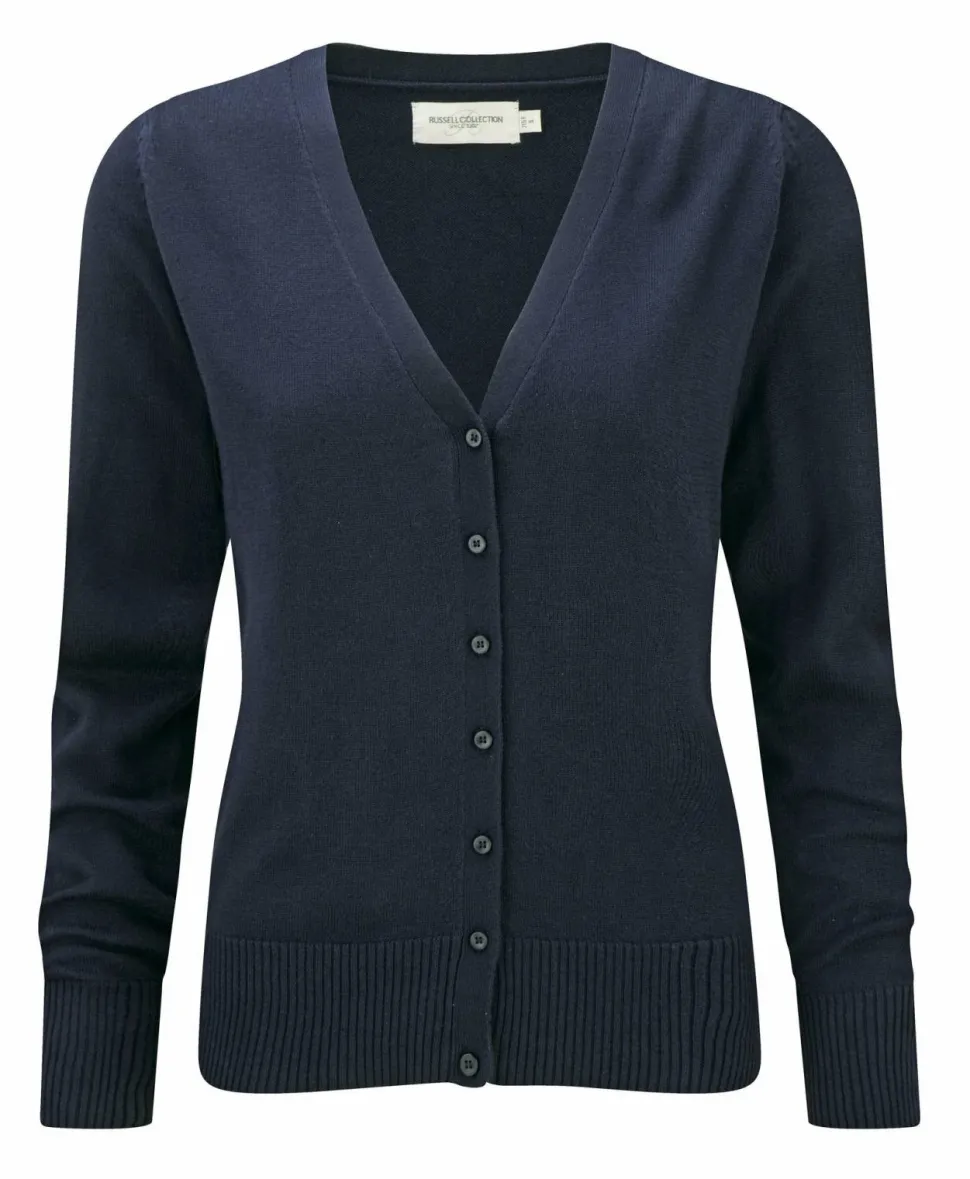 Russell Europe R-715F-0 - Ladies’ V-Neck Knitted Cardigan