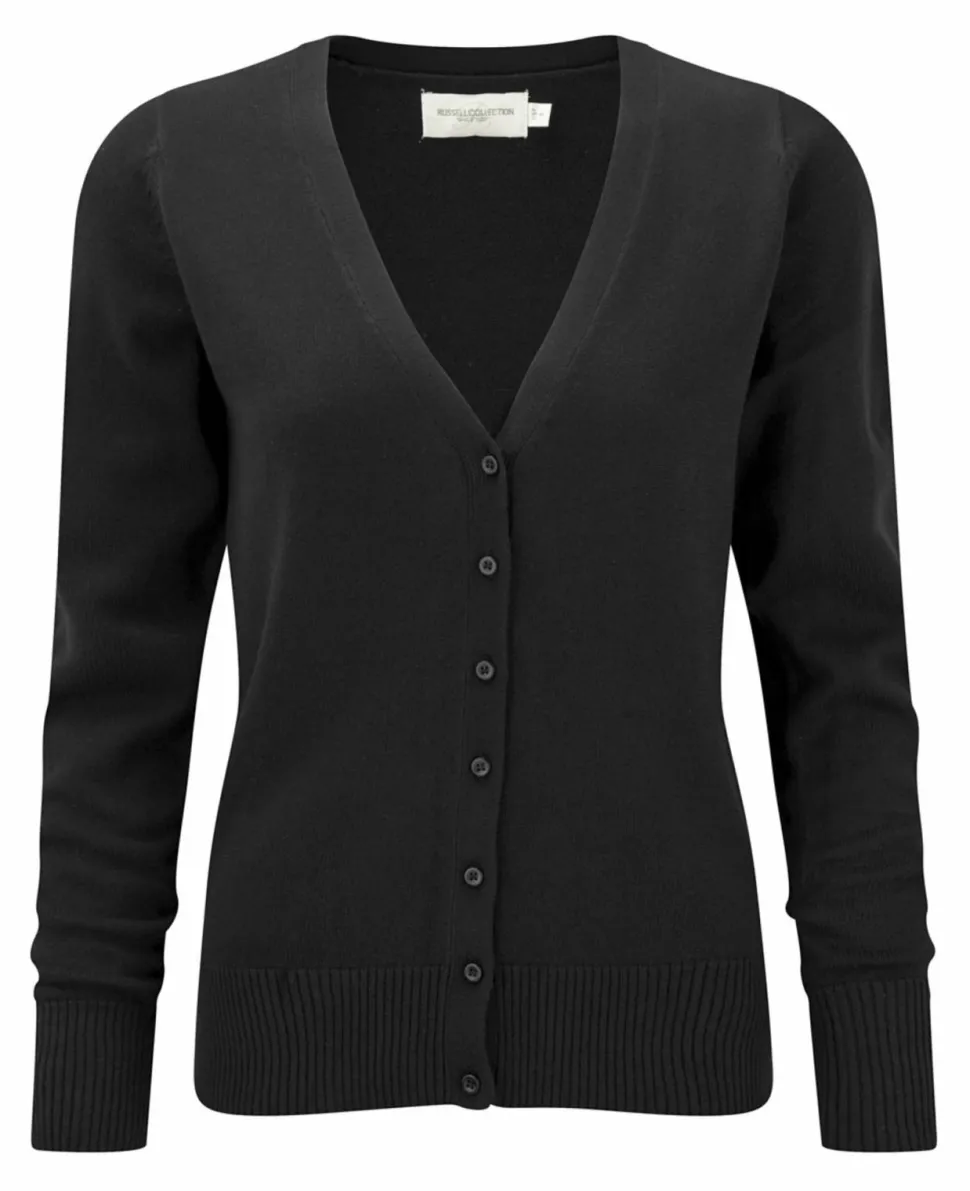 Russell Europe R-715F-0 - Ladies’ V-Neck Knitted Cardigan