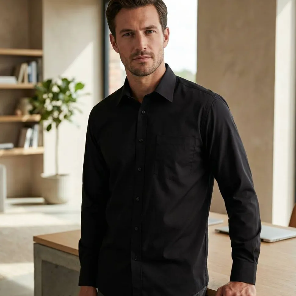 Russell Europe R-956M-0 - Men´s Long Sleeve Ultimate Non-iron Shirt