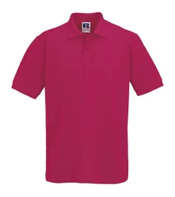 Russell Europe R-569M-0 - Polo Élégant en Coton Peigné avec Boutons
