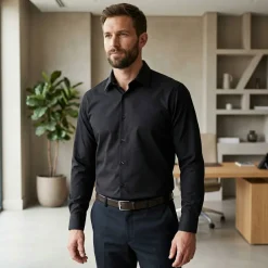 Russell Europe R-958M-0 - Tailored Ultimate Non-iron Shirt LS