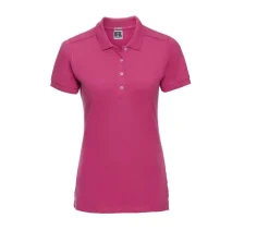 Russell JZ565 - Polo Femme Élégant en Coton avec Boutons Nacrés