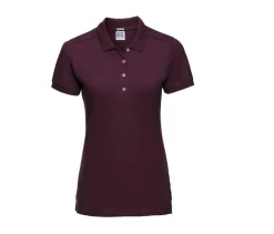 Russell JZ565 - Polo Femme Élégant en Coton avec Boutons Nacrés