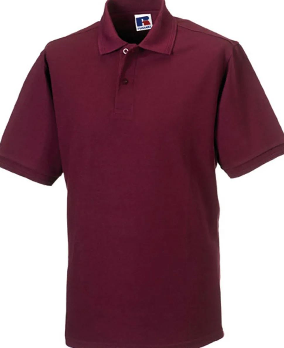 Russell RU599M - Polo Confortable en Polycoton Durable