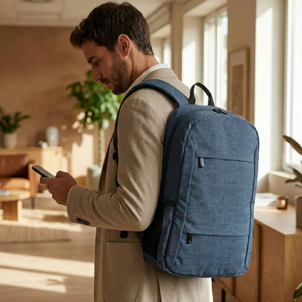 Sac à dos ordinateur en 100% rPET 300D - Egotier 92098