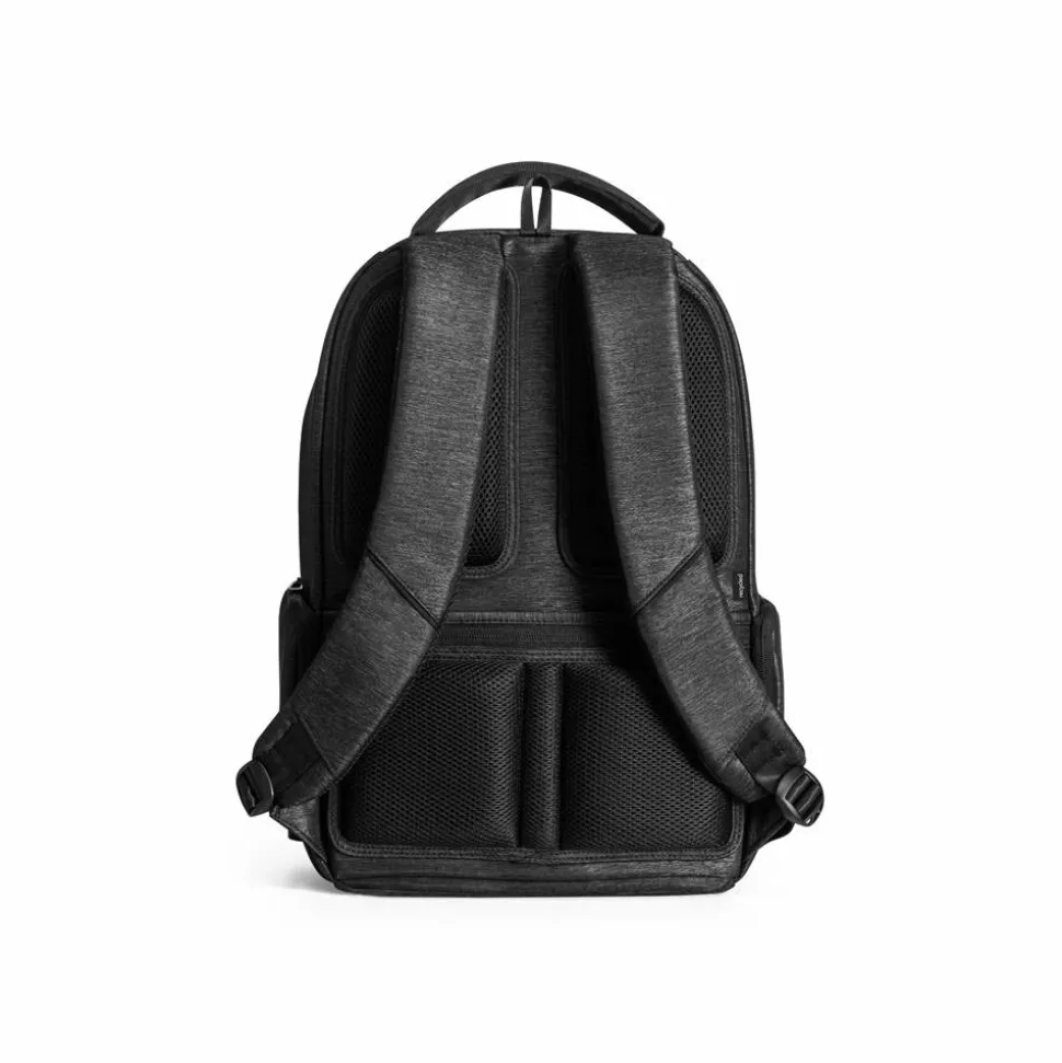 Sac à dos pour ordinateur portable imperméable en nylon recyclé 2 tons avec compartiment en polyester recyclé 210D - Egotier 92195