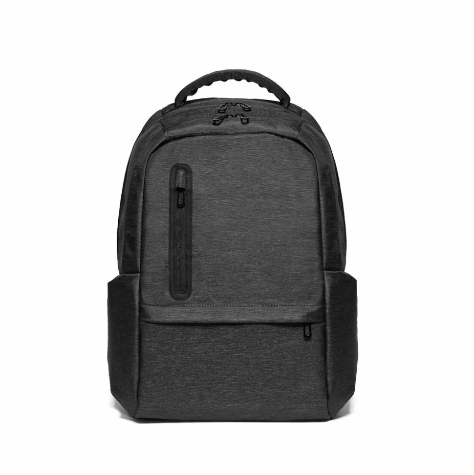 Sac à dos pour ordinateur portable imperméable en nylon recyclé 2 tons avec compartiment en polyester recyclé 210D - Egotier 92195