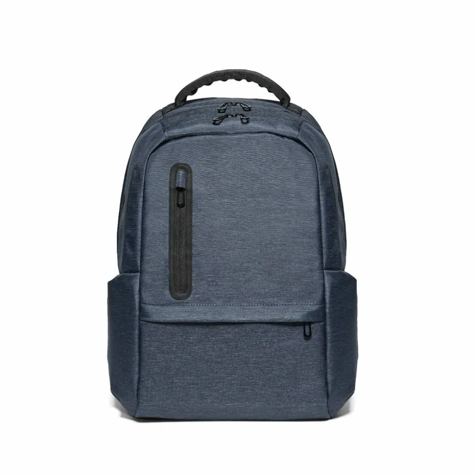 Sac à dos pour ordinateur portable imperméable en nylon recyclé 2 tons avec compartiment en polyester recyclé 210D - Egotier 92195