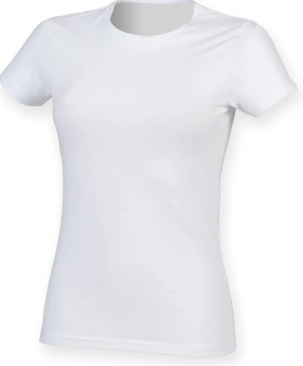SF Clothing SK121 - T-shirt femme col rond Feel Good